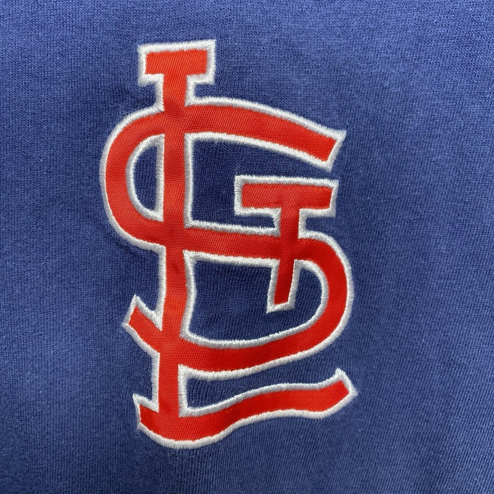 Vintage Nike Embroidered Men's Large St. Louis Cardinals Heavyweight T Shirt Y2K - Picture 4 of 8